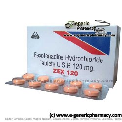 Fexofenadine (Generic) 120mg Tablets 100ct