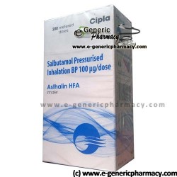 Ventolin (Generic Albuterol/Salbutamol) HFA Inhaler 3 Nos ASTHALIN
