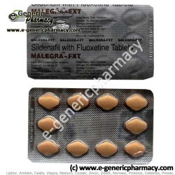 Fluoxetine-Sildenafil MALEGRA FXT US$ 1.40 ea