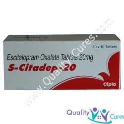 Escitalopram S-CITADEP (Lexapro) US$ 0.60 ea