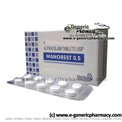 MINOREST (Alprazolam) 0.5mg Tablets 100ct