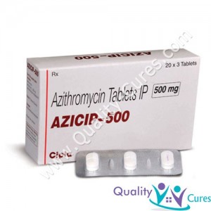 Azithromycin AZICIP (Zithromax) US$ 0.80 ea